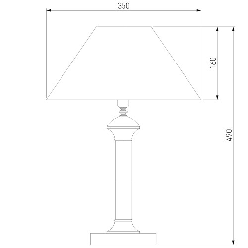 Настольная лампа Eurosvet Majorka 008/1T GR (зеленый) 00000019595