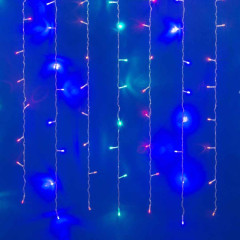 Уличная светодиодная гирлянда (UL-00007212) Uniel занавес 220V разноцветный ULD-C3020-240/STK Multi IP44