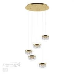 Каскадная люстра Odeon Light Fivre 5032/30L