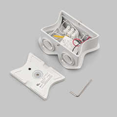 Уличный настенный светильник IMEX Cross IL.0014.0019-4-WH