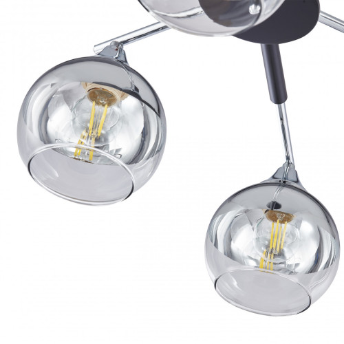 Люстра на штанге Arte Milano Napoli 339354/8 CR+BK