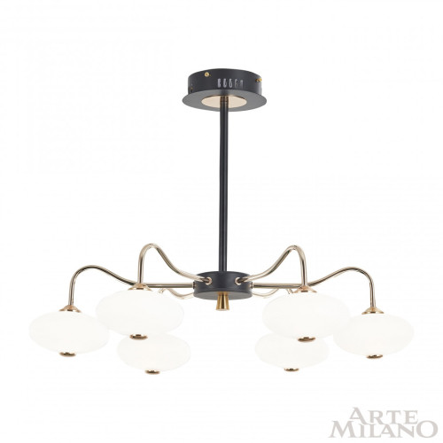 Люстра на штанге Arte Milano Neapolis 273908/6 BK/GD