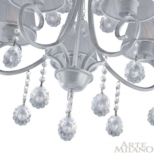 Потолочная люстра Arte Milano Amalfi 337146/5 WT+SL