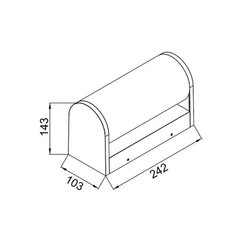 Уличный настенный светильник Mantra Gant 9280