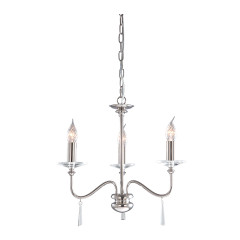 Подвесная люстра Elstead Lighting Finsbury park FP3-POL-NICKEL