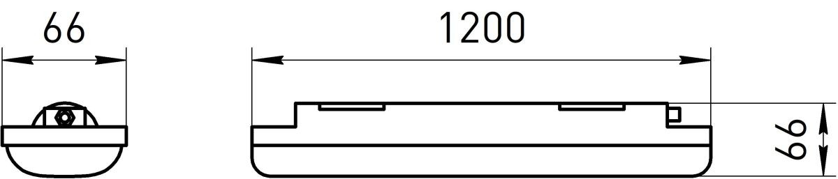 Линейный светильник ЭРА SPP-211-0-65K-048 48Вт 6500К IP65 1200 Б0069205