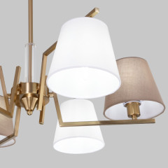 Люстра на штанге Eurosvet Ozark 60149/6 латунь Smart a064975