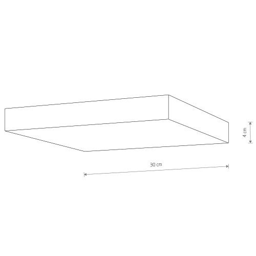 Накладной светильник Nowodvorski Lid Square Led White 10432