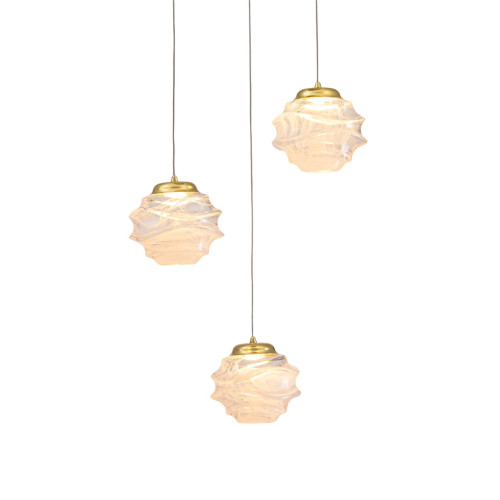 Подвесной светильник MD25030003-3A gold/clear