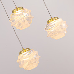 Подвесной светильник MD25030003-3A gold/clear