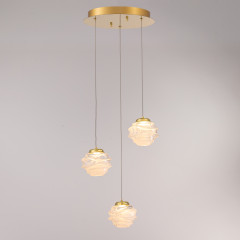 Подвесной светильник MD25030003-3A gold/clear