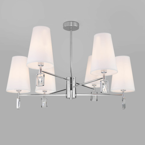 Люстра на штанге Eurosvet Milazzo 60137/6 хром a060125