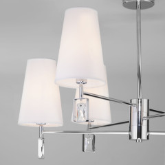 Люстра на штанге Eurosvet Milazzo 60137/6 хром a060125