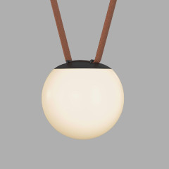 Трековый однофазный светильник Denkirs Belty Orb DK5551-BK