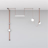 Трековый однофазный светильник Denkirs Belty Orb DK5551-BK