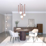 Трековый однофазный светильник Denkirs Belty Orb DK5551-BK
