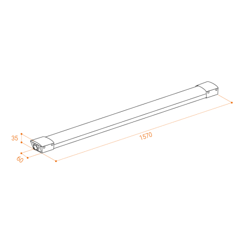 Линейный светильник Wolta WPL48-6.5K150-01
