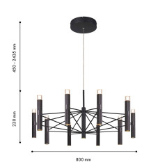 Подвесная люстра Favourite Blick 4758-10P