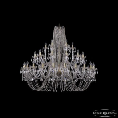Подвесная люстра Bohemia Ivele Crystal 1402/24+12+6/530 G