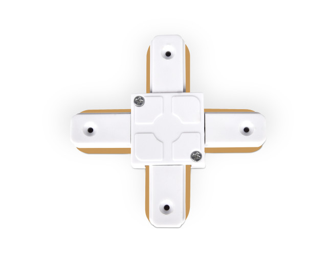 Коннектор Х-образный однофазный Ambrella Light Track System GL7082