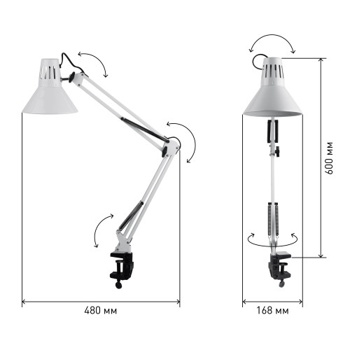 Настольная лампа ЭРА N-121-E27-40W-W C0041455