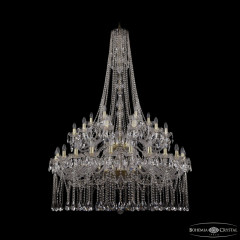 Подвесная люстра Bohemia Ivele Crystal 1413/24+12+6/460/h-185/2d Ni