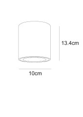 Уличный потолочный светильник Arte Lamp Torcular A1813PF-1BK