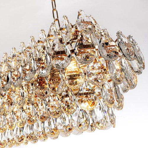 Подвесная люстра Modelux premium ML.8861.17P GD