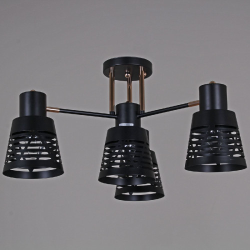 Потолочная люстра Reluce 06074-3.3-04 BK+FG