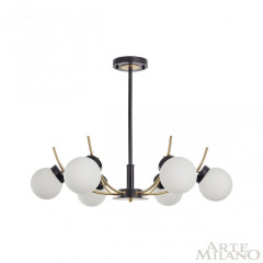 Люстра на штанге Arte Milano Neapolis 276169/6 BK/GD