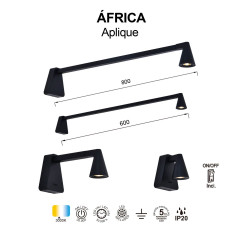 Настенный светильник Mantra Africa 9414
