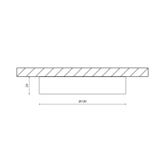 Накладной светильник DesignLed KH-R120-9-WW 007788