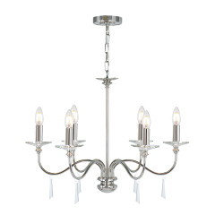 Подвесная люстра Elstead Lighting Finsbury park FP6-POL-NICKEL