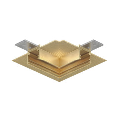 Угловой соединитель для магнитного шинопровода Denkirs Shine Hide TR5705-SB