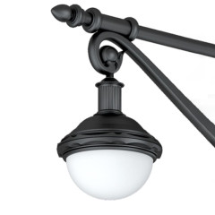 Уличный консольный светильник Arlight OXOR-AMPIL-BUE - 395x400-50W Day4000 (BK, 120 deg, 230V) 052445