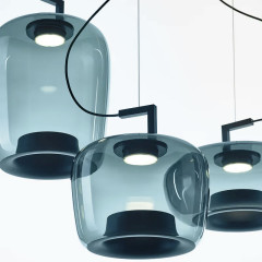Подвесной светильник 8871P/C L black/light green