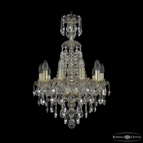 Подвесная люстра Bohemia Ivele Crystal 1415/10/141/XL-66 G