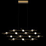 Подвесная люстра DeLight Collection Molecular MD18001067-14A black/gold