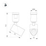 Трековый светильники Arlight ART-APRIORI-SPOT-TURN-R45-8W Day4000 039397