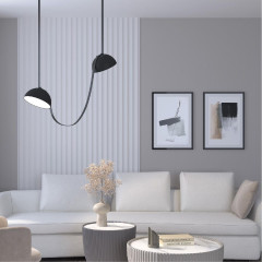 Трековый однофазный светильник Denkirs Belty Flow DK5561-BK