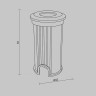 Ландшафтный светильник Maytoni Flash O044DL-L1S3K2