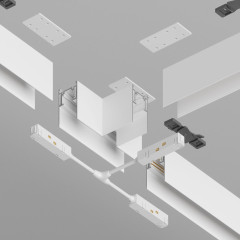 Коннектор Т-образный накладной Maytoni Magnetic track system Gravity TRA010CT-41W