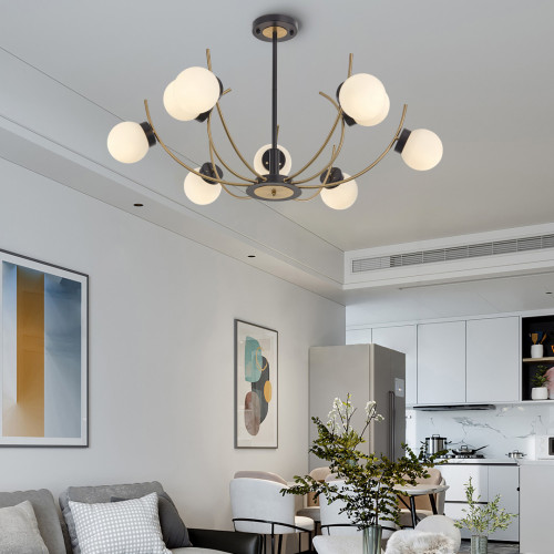 Люстра на штанге Arte Milano Neapolis 276169/9 BK/GD