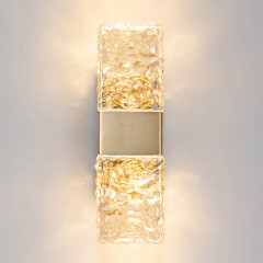 Настенный светильник 88068W gold/clear