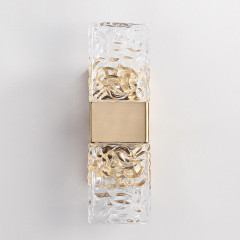 Настенный светильник 88068W gold/clear