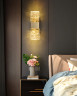 Настенный светильник 88068W gold/clear