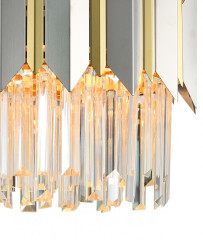 Подвесная люстра Natali Kovaltseva QUEEN 79006/6C BRASS SILVER