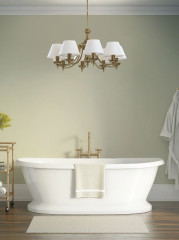 Люстра на штанге Kutek San Marino Lampshade SAN-ZW-10(P/A)CR