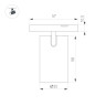 Трековый магнитный светильник Arlight MAG-MICROCOSM-SPOT-R35-5W Day4000 (BK, 36 deg, 24V) 043253(1)