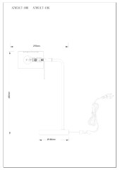 Настольная лампа Arte Lamp Sebastian A7051LT-1BK
